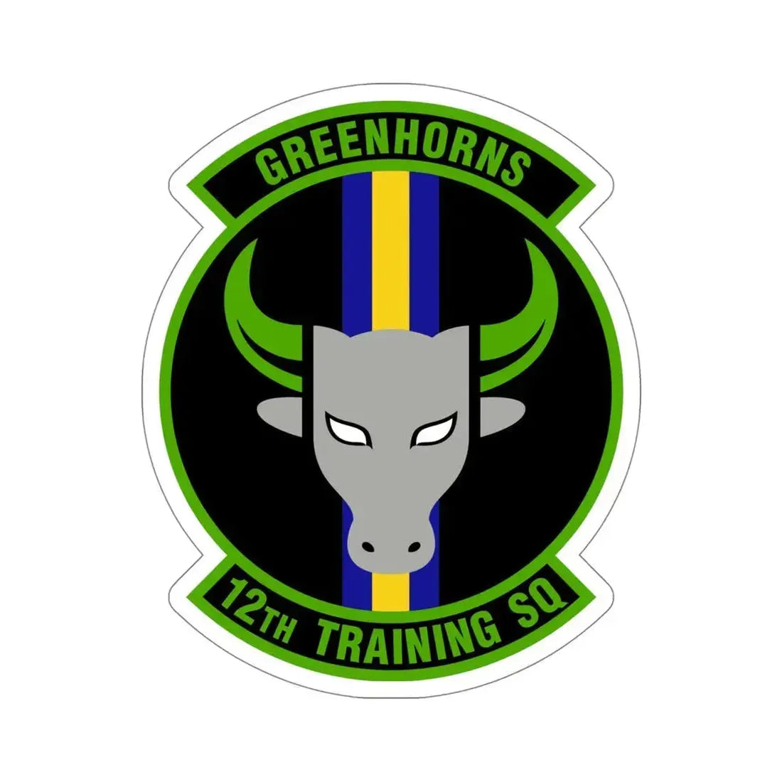 12 Training Sq AETC (U.S. Air Force) STICKER Vinyl Die-Cut Decal - The Sticker Space