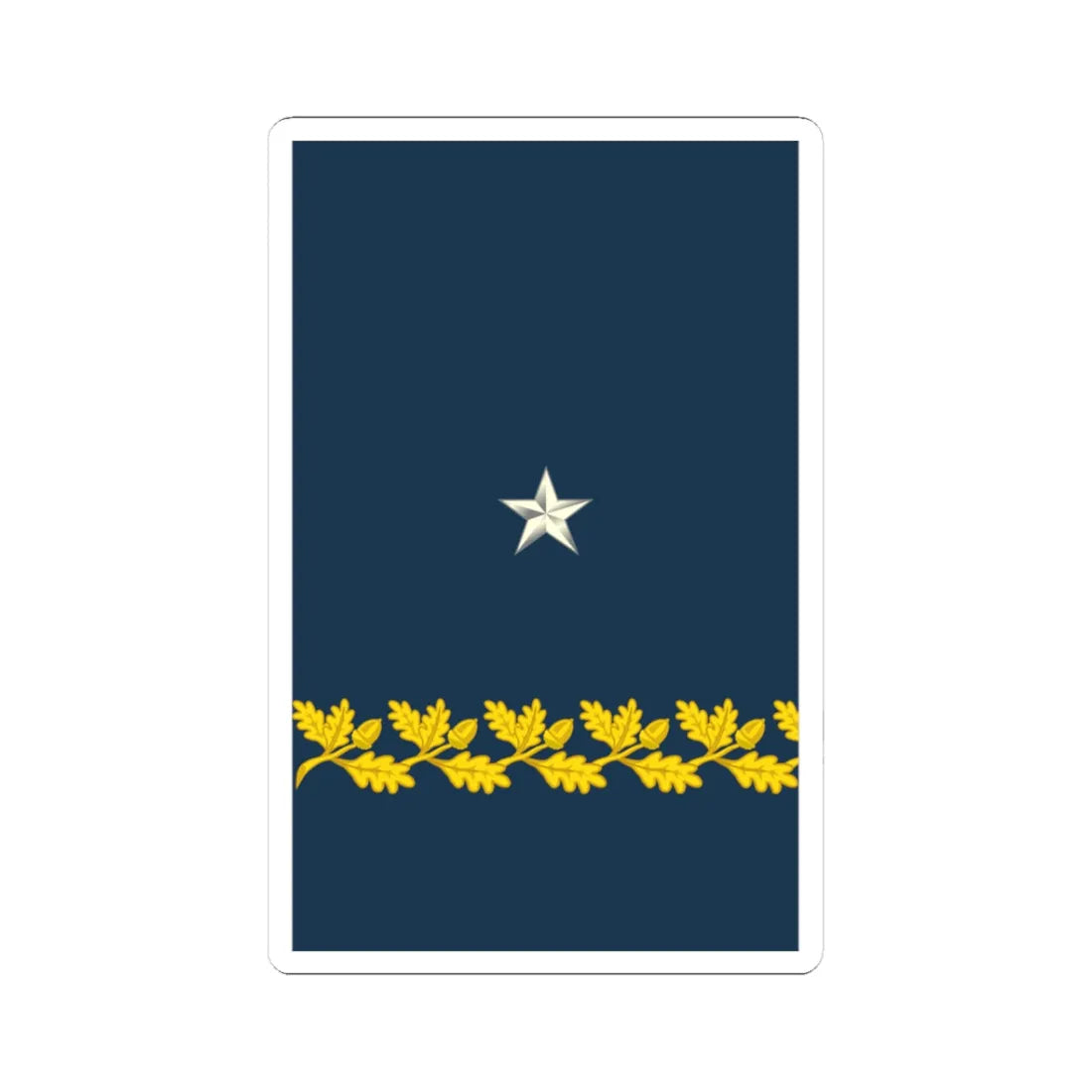 12 US Army Mess Uniform BG (United States) (Military Rank) STICKER Vinyl Kiss-Cut Decal 3 Inch White - The Sticker Space