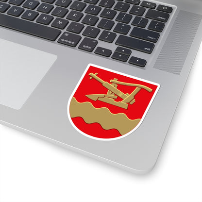 Aura.vaakuna (Finland) (Coat of Arms) STICKER Vinyl Kiss-Cut Decal