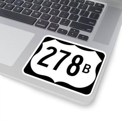 US 278B (Arkansas) (Road Sign) STICKER Vinyl Kiss-Cut Decal