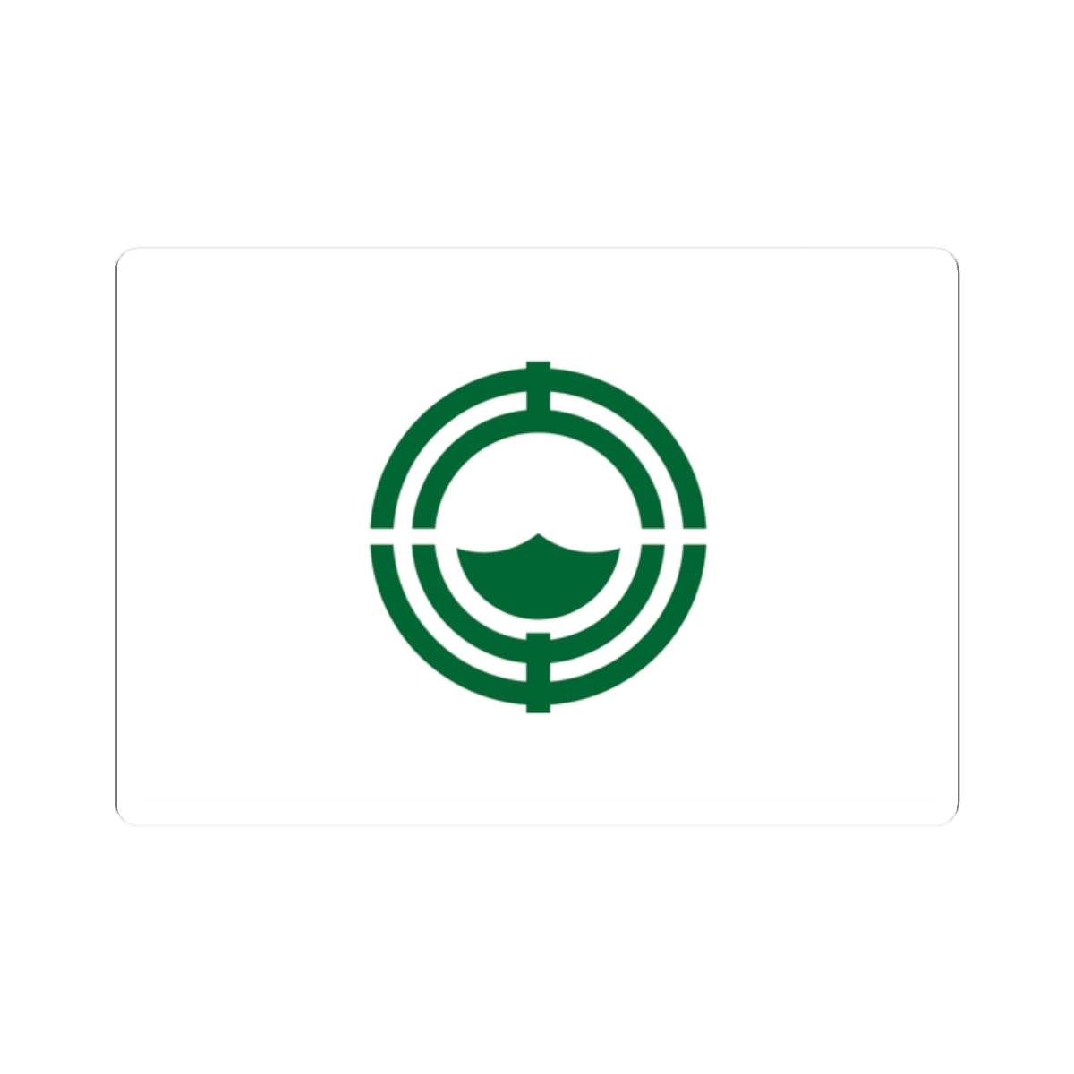 Flag of Oketo Hokkaido (Japan) STICKER Vinyl Kiss-Cut Decal