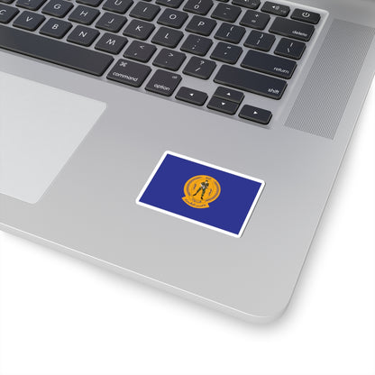 Flag of the Yemeni Central Security Organization (Yemen) STICKER Vinyl Kiss-Cut Decal