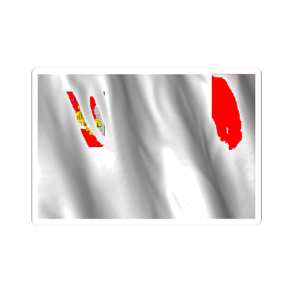 Flag of Vologda Oblast Picture Description (Russia) STICKER Vinyl Kiss-Cut Decal