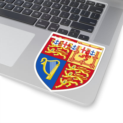 Arms of Edward Duke of Kent (United Kingdom) (Coat of Arms) STICKER Vinyl Kiss-Cut Decal