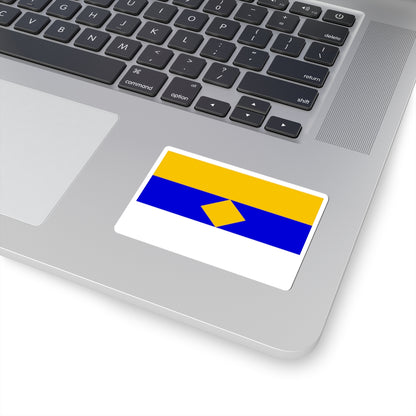 Flag of Ryajsky rayon Ryazan oblast (Russia) STICKER Vinyl Kiss-Cut Decal
