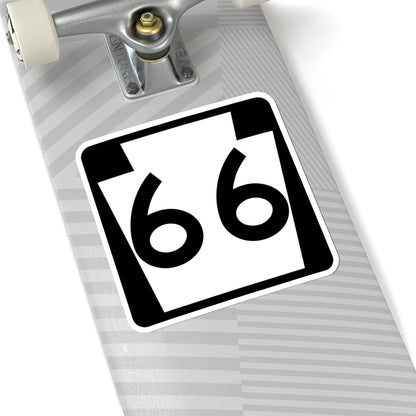 PA-66 (Pennsylvania) (Road Sign) STICKER Vinyl Kiss-Cut Decal