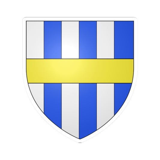 Blason Antonio Montaldo Doge de Gênes selon Gelre (Italy) (Coat of Arms) STICKER Vinyl Kiss-Cut Decal