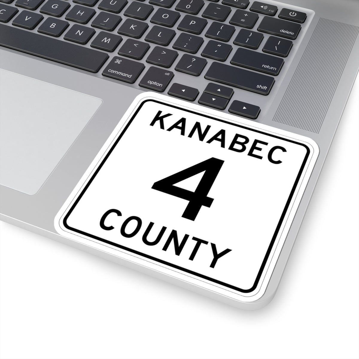 Kanabec County 4 MN (Minnesota) (Road Sign) STICKER Vinyl Kiss-Cut Decal