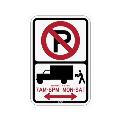PBOT Road sign P2020D (Oregon) (Road Sign) STICKER Vinyl Kiss-Cut Decal