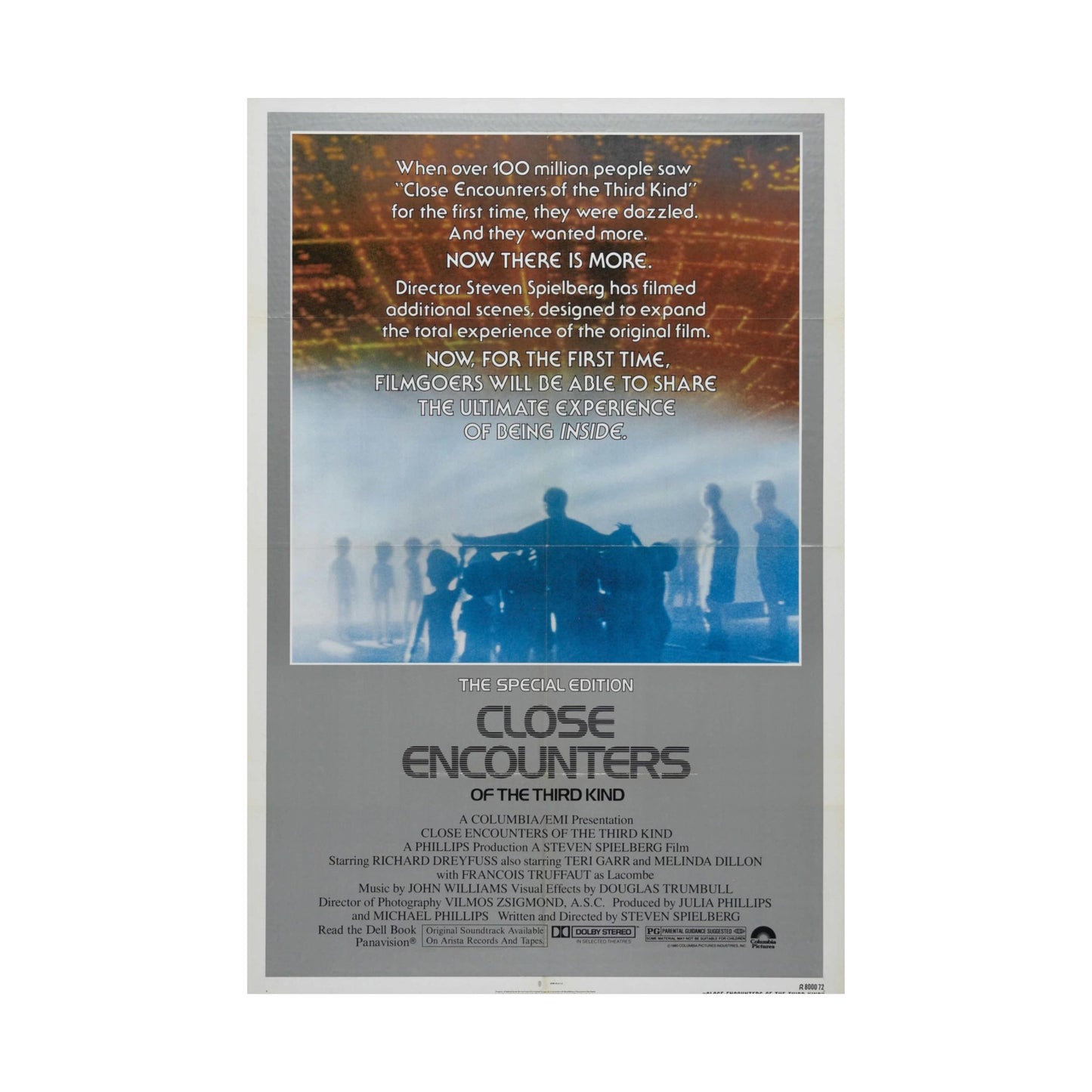 CLOSE ENCOUNTERS OF THE THIRD KIND (SPECIAL EDITION) 1977 - Paper Movie Poster-The Sticker Space