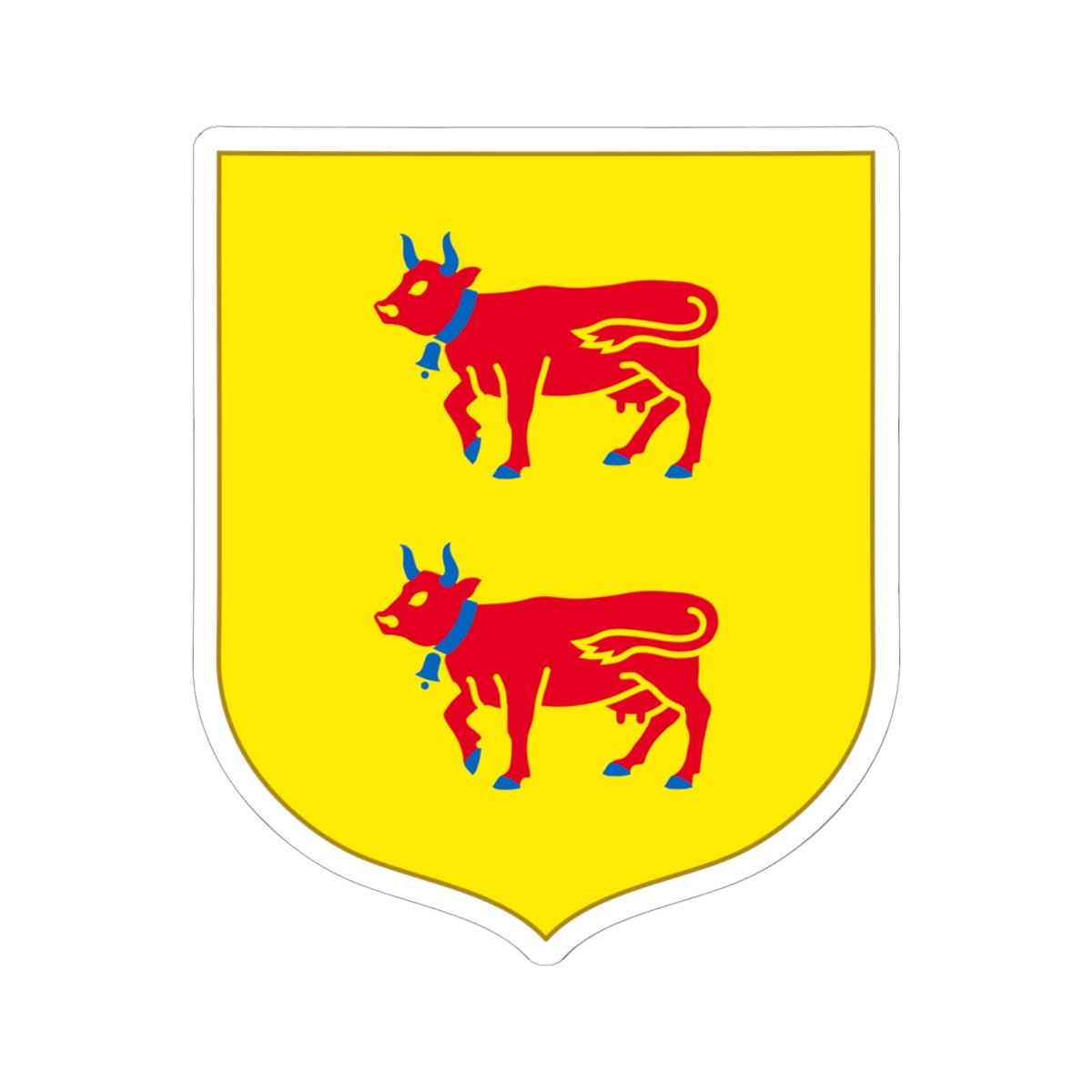 Andorra - Bearne Coat of Arms - STICKER Vinyl Kiss-Cut Decal