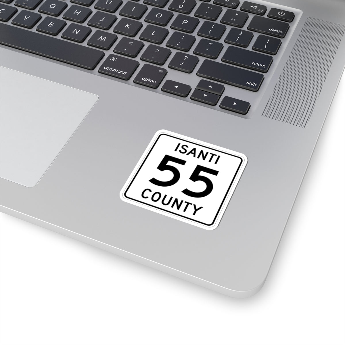 Isanti County 55 MN (Minnesota) (Road Sign) STICKER Vinyl Kiss-Cut Decal