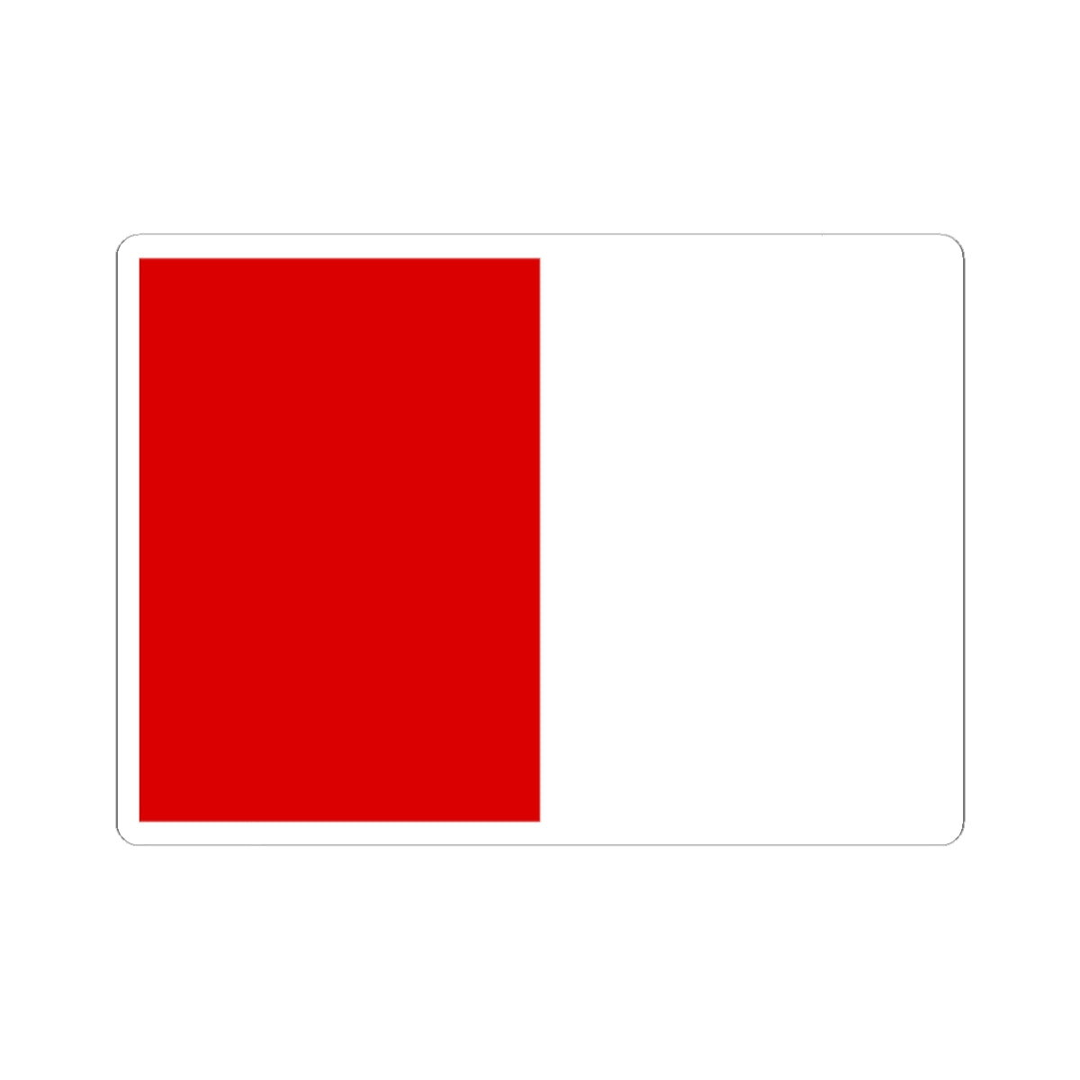 Flag of Frejus (France) STICKER Vinyl Kiss-Cut Decal