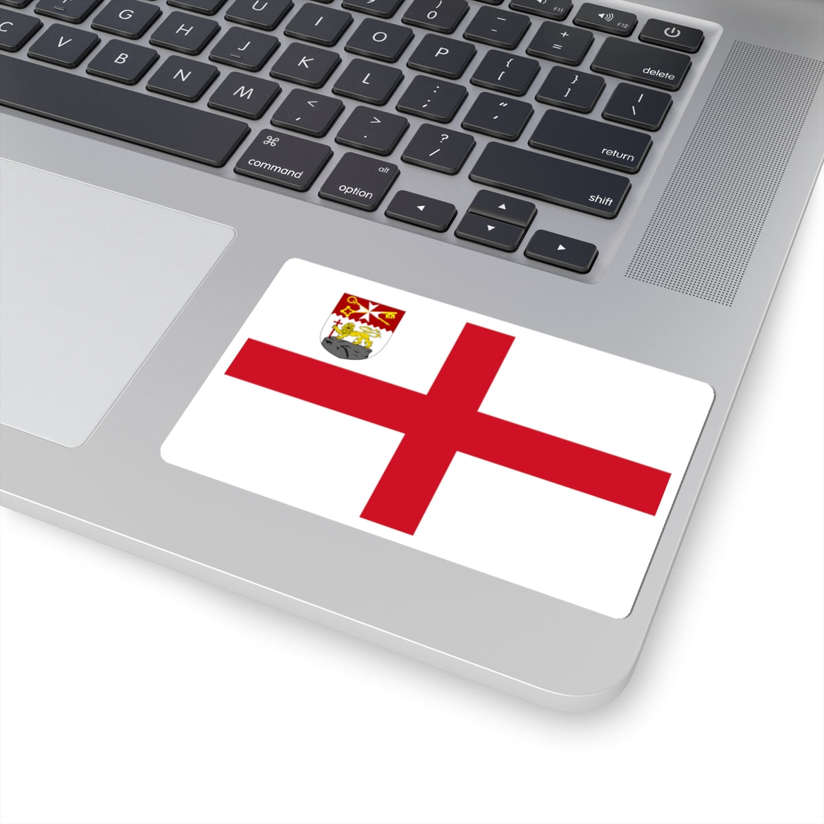 Flag of the Diocese of Gibraltar in Europe (Belgium) STICKER Vinyl Kiss-Cut Decal