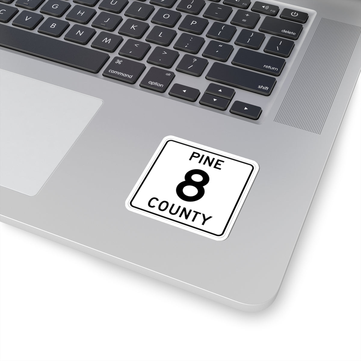 Pine County Route 8 MN (Minnesota) (Road Sign) STICKER Vinyl Kiss-Cut Decal