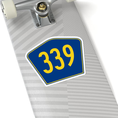 PR secondary 339 (Puerto Rico) (Road Sign) STICKER Vinyl Kiss-Cut Decal