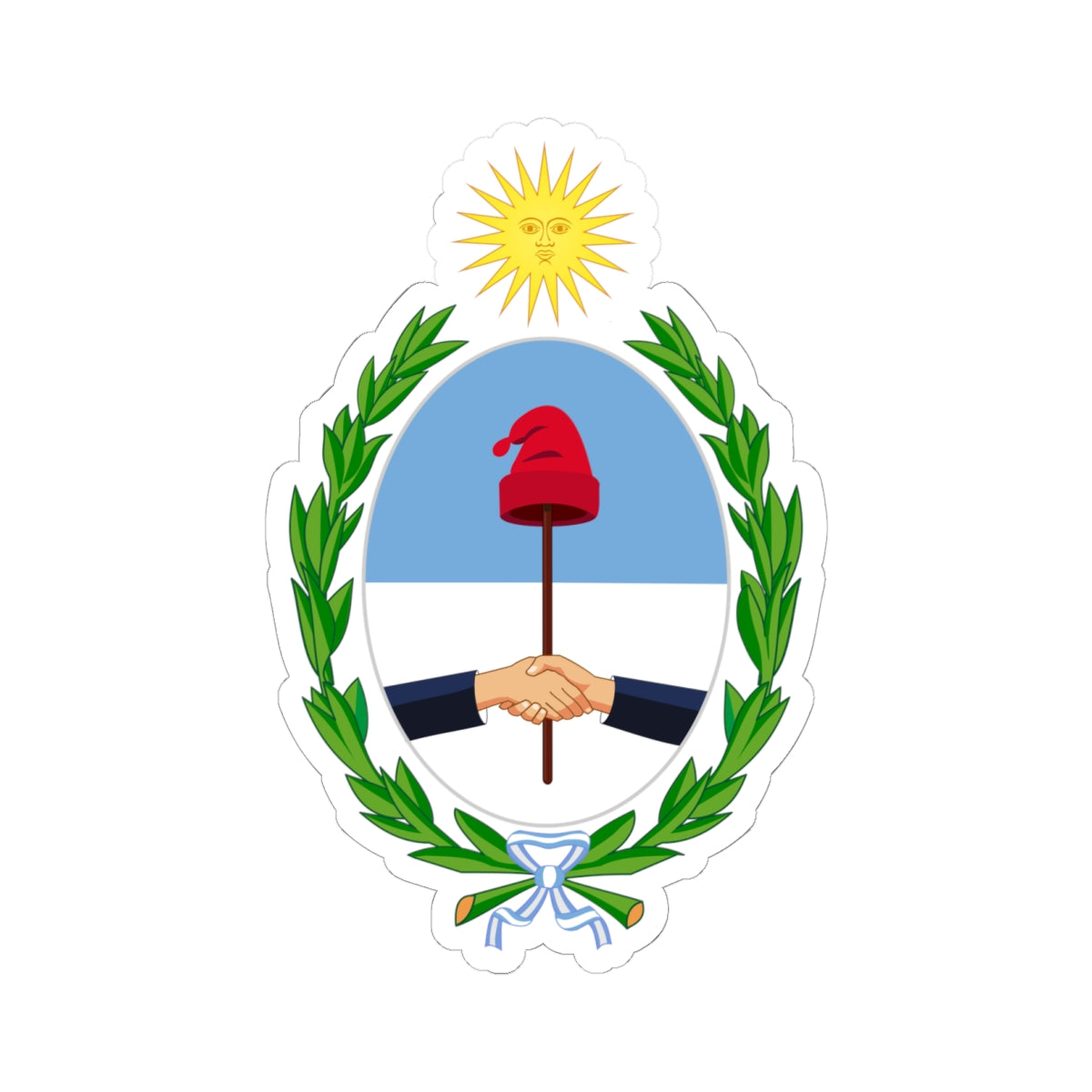 Coat of Arms San Juan Argentina - STICKER Vinyl Kiss-Cut Decal