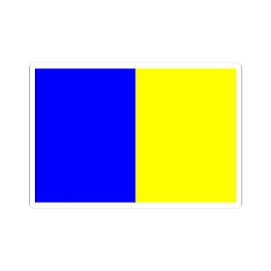 Flag of Annemasse (France) STICKER Vinyl Kiss-Cut Decal
