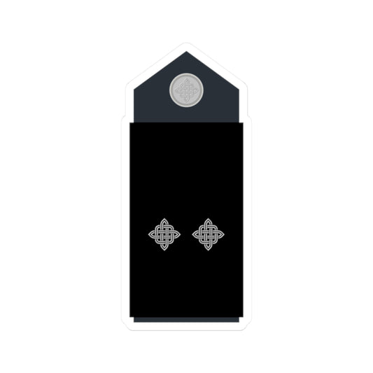 Naramenica odore razvodnika HRZ i PZO (Croatia) (Military Rank) STICKER Vinyl Kiss-Cut Decal