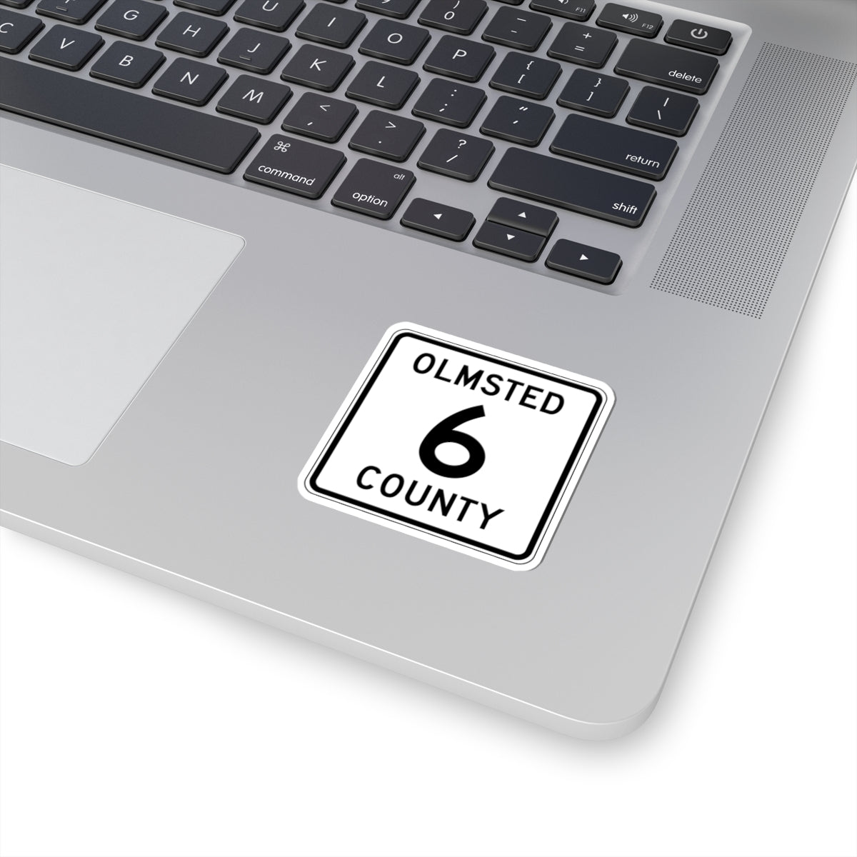 Olmsted County Route 6 MN (Minnesota) (Road Sign) STICKER Vinyl Kiss-Cut Decal