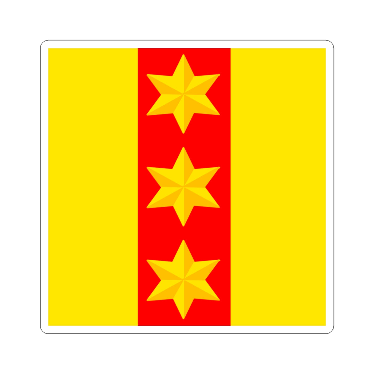 CHE Tobel ZH Flag (Switzerland) STICKER Vinyl Kiss-Cut Decal