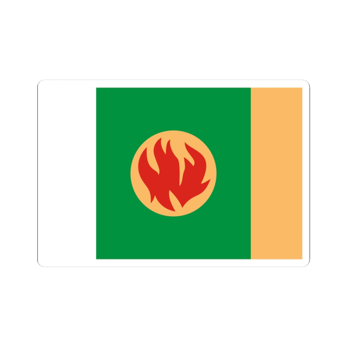 Flag of Pikalyovo Leningrad oblast (Russia) STICKER Vinyl Kiss-Cut Decal