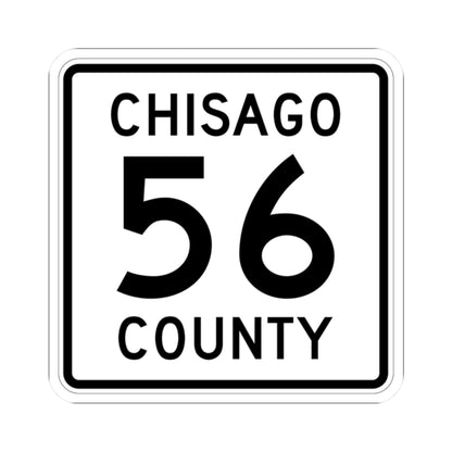 Chisago County Route 56 (Minnesota) (Road Sign) STICKER Vinyl Kiss-Cut Decal