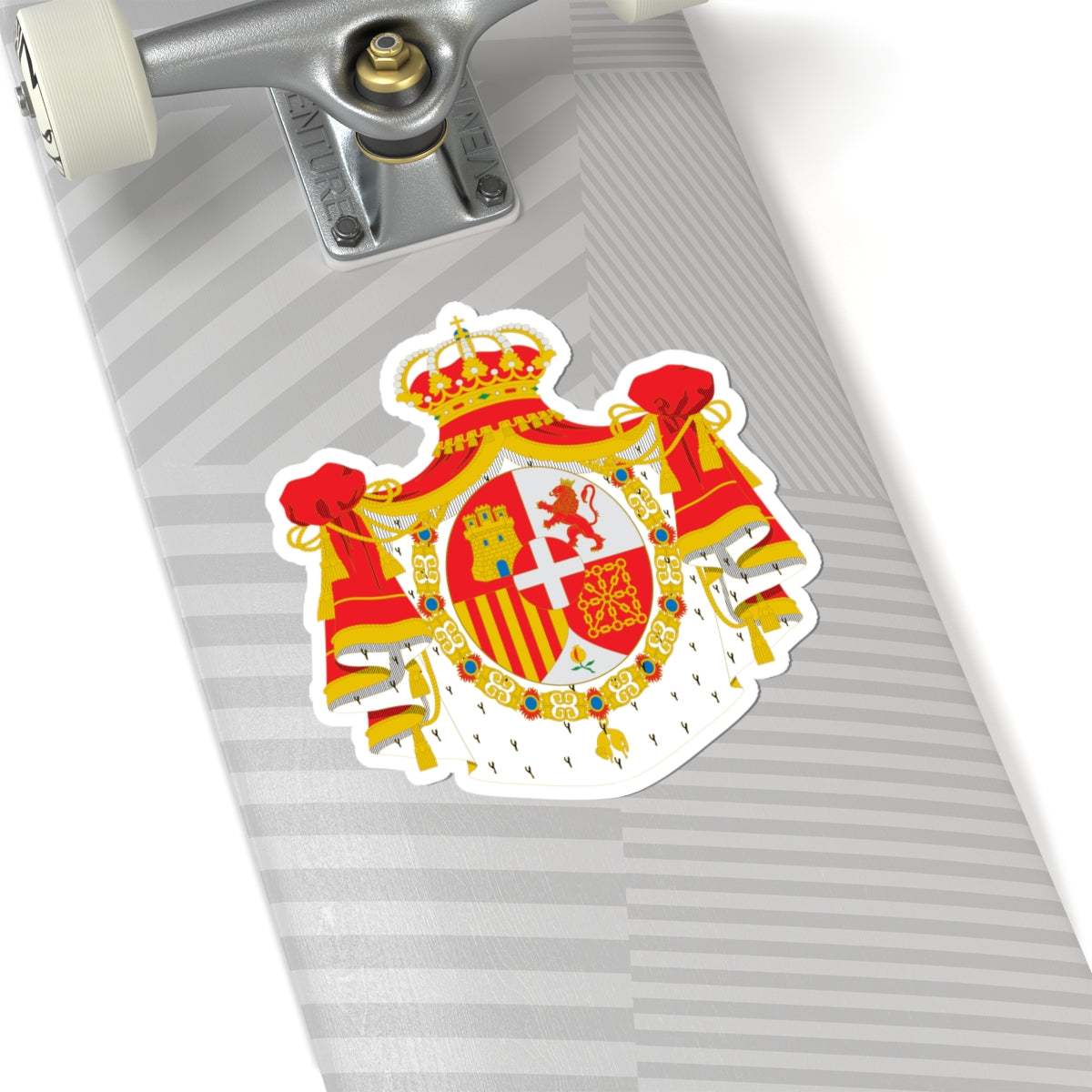 Armas de Amadeo I de Saboya (Spain) (Coat of Arms) STICKER Vinyl Kiss-Cut Decal