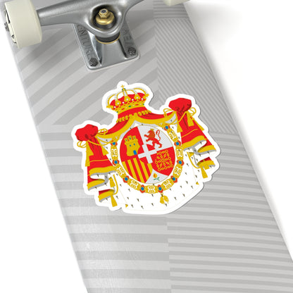 Armas de Amadeo I de Saboya (Spain) (Coat of Arms) STICKER Vinyl Kiss-Cut Decal