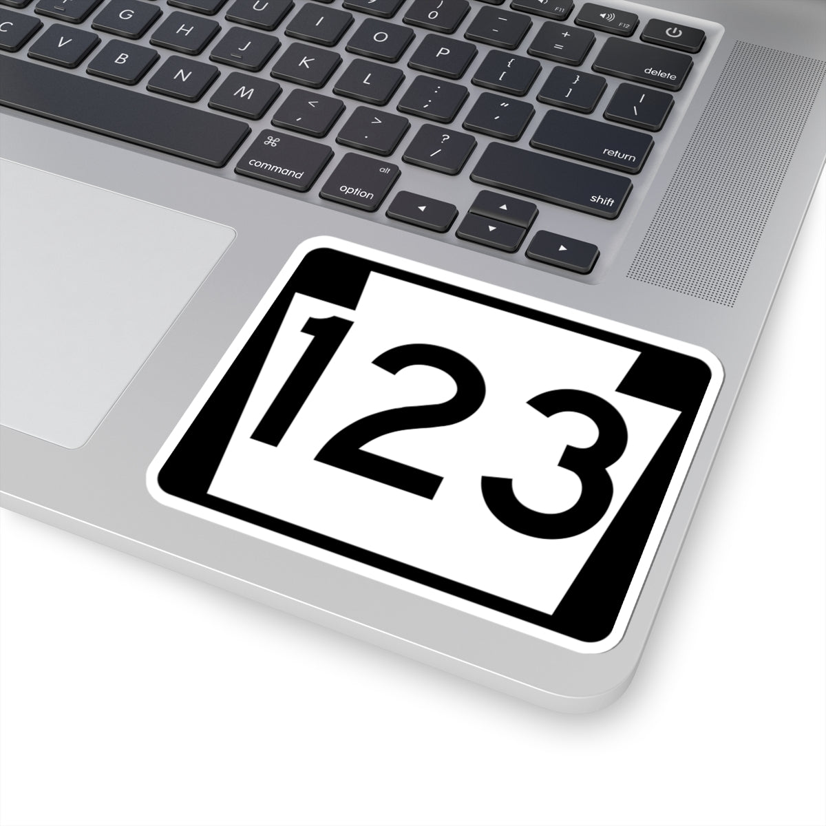 PA-123 (Pennsylvania) (Road Sign) STICKER Vinyl Kiss-Cut Decal