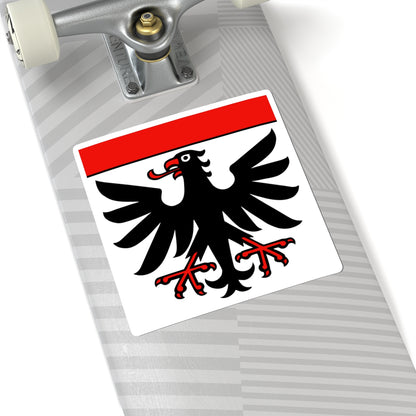 CHE Aarau Flag (Switzerland) STICKER Vinyl Kiss-Cut Decal