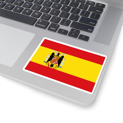 Flag of Spain 1938-1945 (Spain) STICKER Vinyl Kiss-Cut Decal