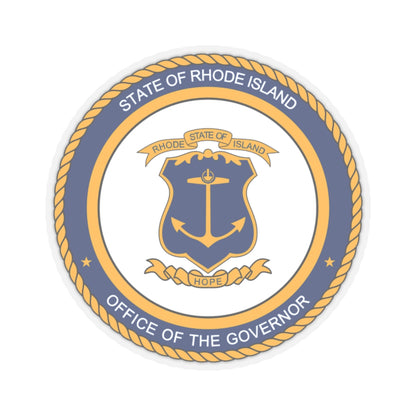 Seal of the Governor of Rhode sland - STICKER Vinyl Kiss-Cut Decal