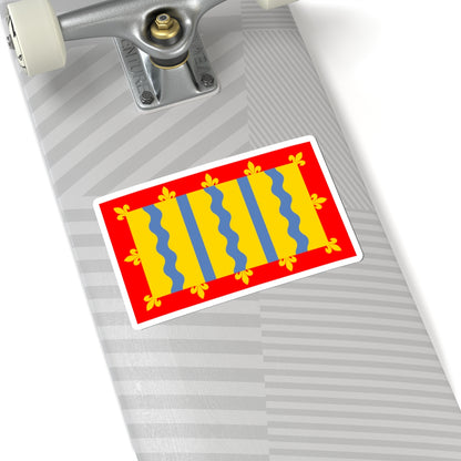 Flag of Cambridgeshire (England) STICKER Vinyl Kiss-Cut Decal