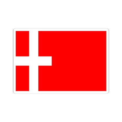 Drapeau de Montmelian (France) STICKER Vinyl Kiss-Cut Decal
