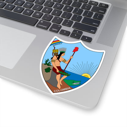 Coat of arms of Venezuela (1811) - STICKER Vinyl Kiss-Cut Decal