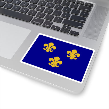 Flag of medieval France (France) STICKER Vinyl Kiss-Cut Decal
