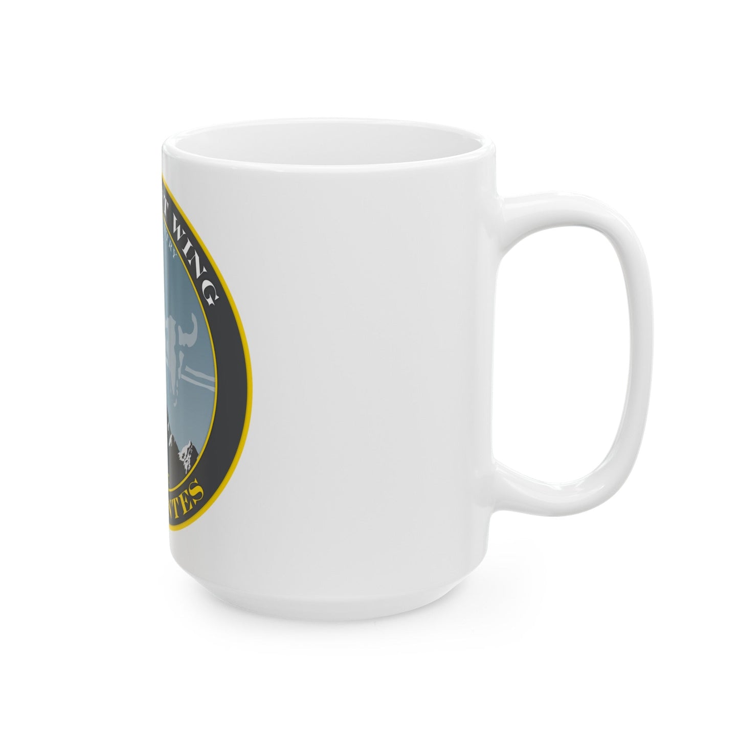 120th Airlift Wing (U.S. Air Force) White Coffee Mug-The Sticker Space