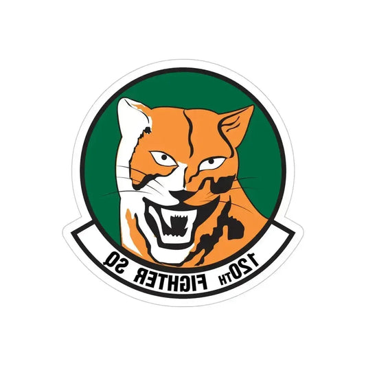 120th Fighter Squadron (U.S. Air Force) REVERSE PRINT Transparent Die-Cut STICKER 6 Inch Die-Cut Transparent - The Sticker Space