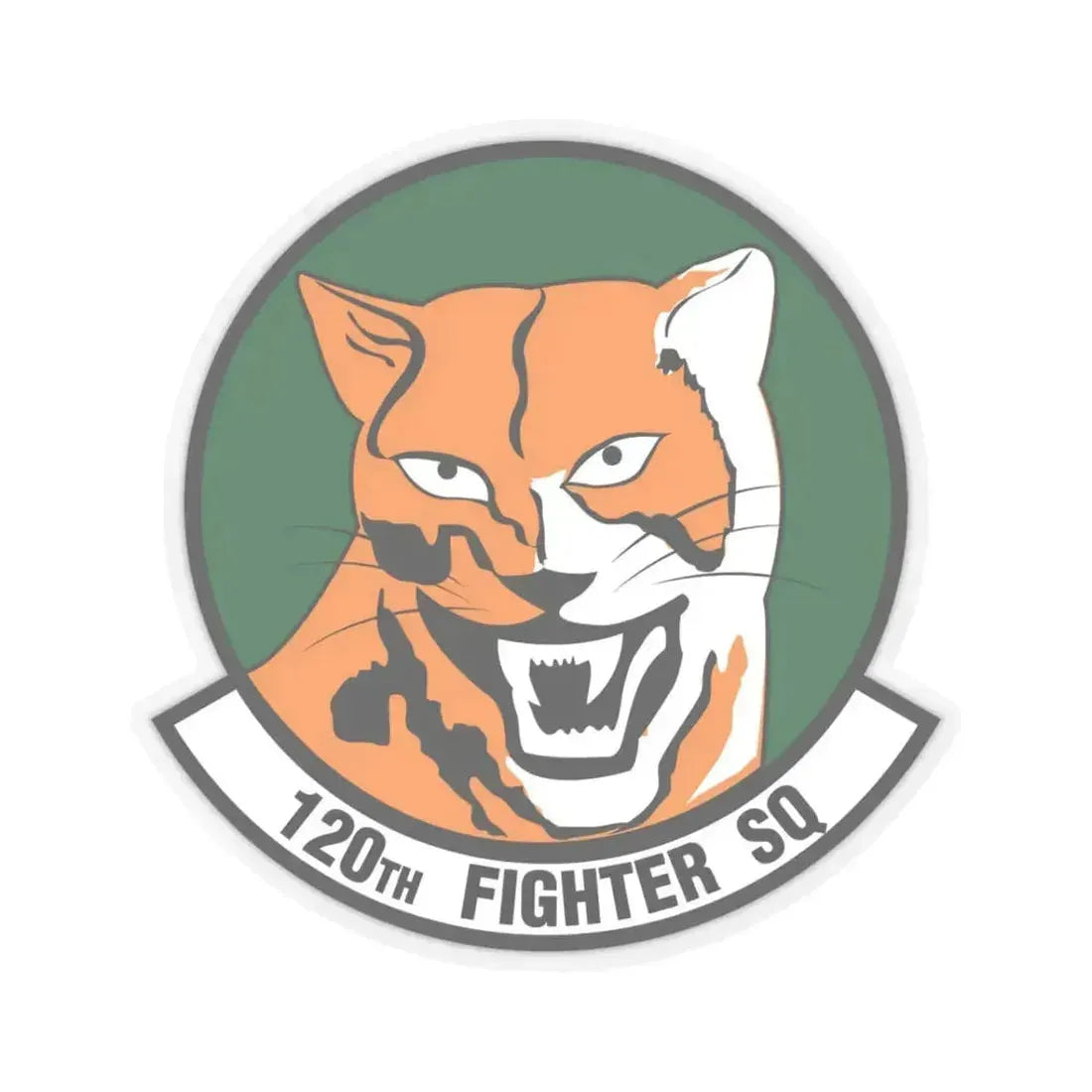 120th Fighter Squadron (U.S. Air Force) STICKER Vinyl Kiss-Cut Decal 3 Inch Transparent - The Sticker Space