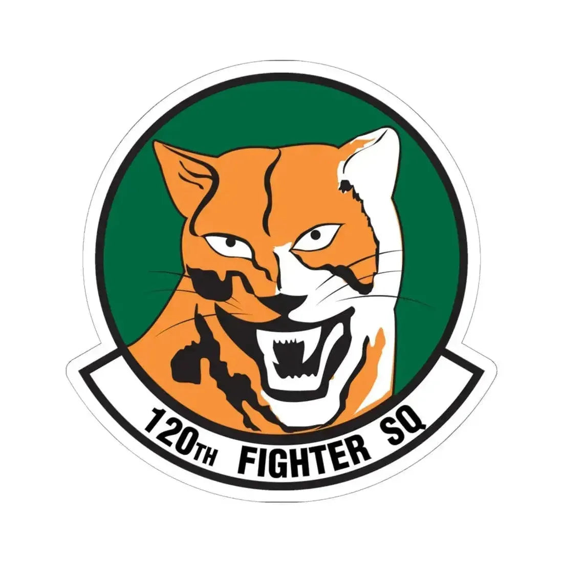 120th Fighter Squadron (U.S. Air Force) STICKER Vinyl Kiss-Cut Decal 6 Inch White - The Sticker Space