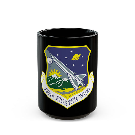 120th Fighter Wing (U.S. Air Force) Black Coffee Mug-15oz-The Sticker Space