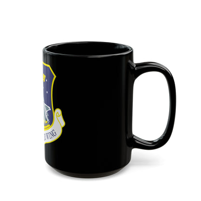 120th Fighter Wing (U.S. Air Force) Black Coffee Mug-The Sticker Space