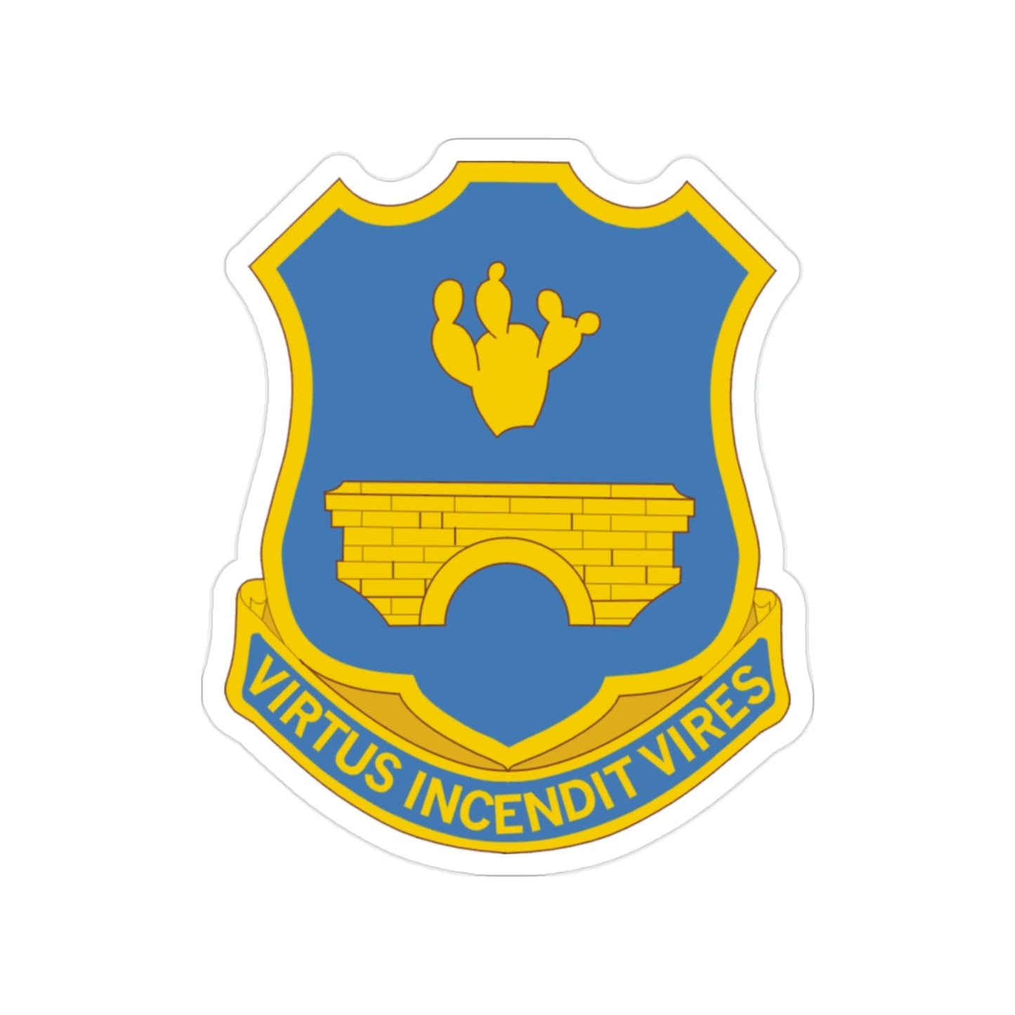 120th Infantry Regiment (U.S. Army) Transparent STICKER Die-Cut Vinyl Decal-2 Inch-The Sticker Space