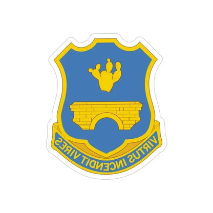 120th Infantry Regiment (U.S. Army) REVERSE PRINT Transparent Die-Cut STICKER - The Sticker Space