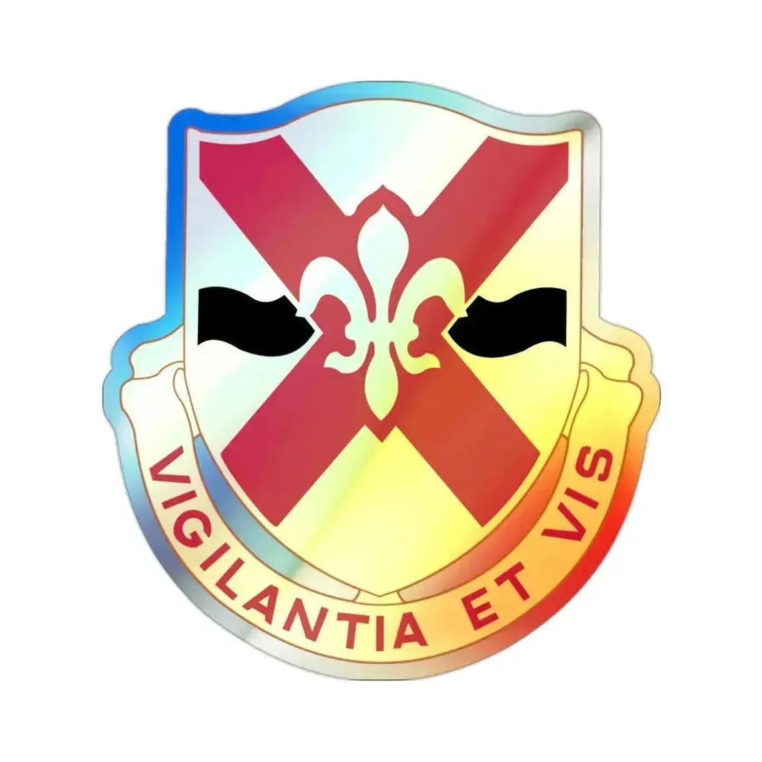 121 Cavalry Regiment (U.S. Army) Holographic STICKER Die-Cut Vinyl Decal 2 Inch Holographic - The Sticker Space