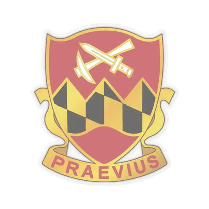121 Engineer Battalion (U.S. Army) STICKER Vinyl Kiss-Cut Decal 2 Inch Transparent - The Sticker Space