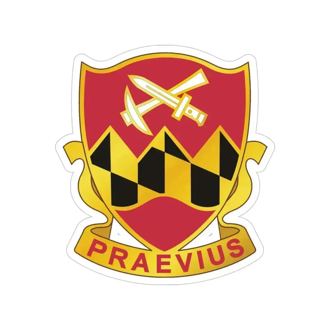 121 Engineer Battalion (U.S. Army) Transparent STICKER Die-Cut Vinyl Decal 6 Inch - The Sticker Space