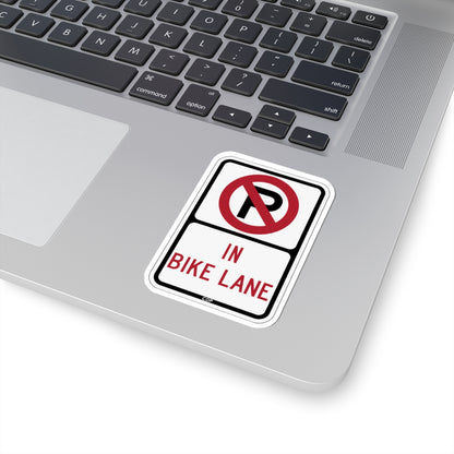 PBOT Road sign P1841 (Oregon) (Road Sign) STICKER Vinyl Kiss-Cut Decal