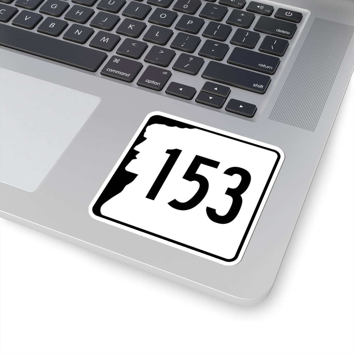 NH Route 153 (New Hampshire) (Road Sign) STICKER Vinyl Kiss-Cut Decal